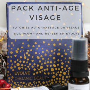 Tutoriel auto-massage du visage+Evolve huile miracle+acide hyaluronique