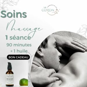 Chèque cadeau soin 90 min + huile de soin Aimée de mars